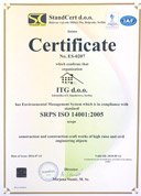 Certified ISO 14001