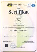 Certified ISO 14001